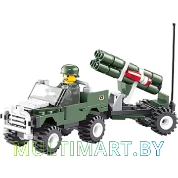 Конструктор JIE-STAR Army 23009 Военный джип картинка 2